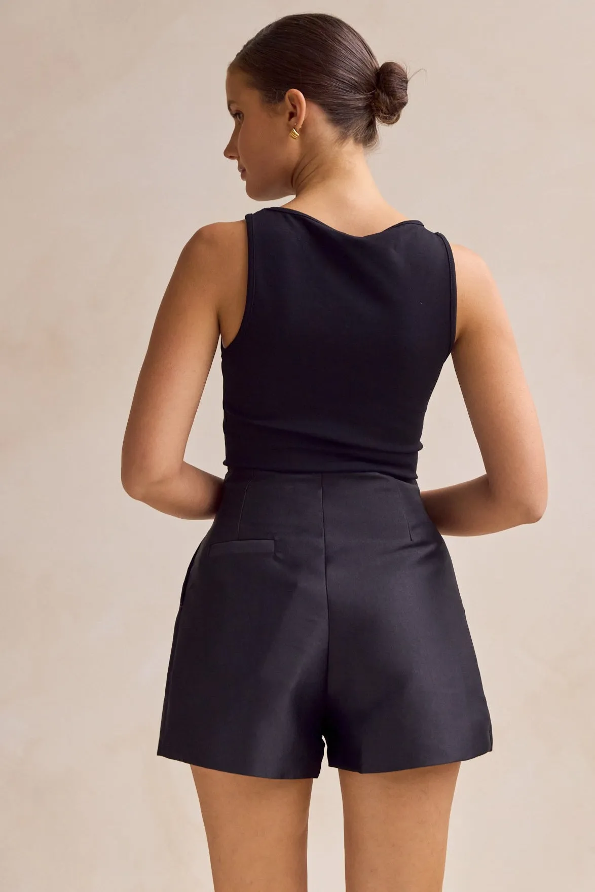 Lysandra Short (Black) sold by Runway Scout product image thumbnail 5