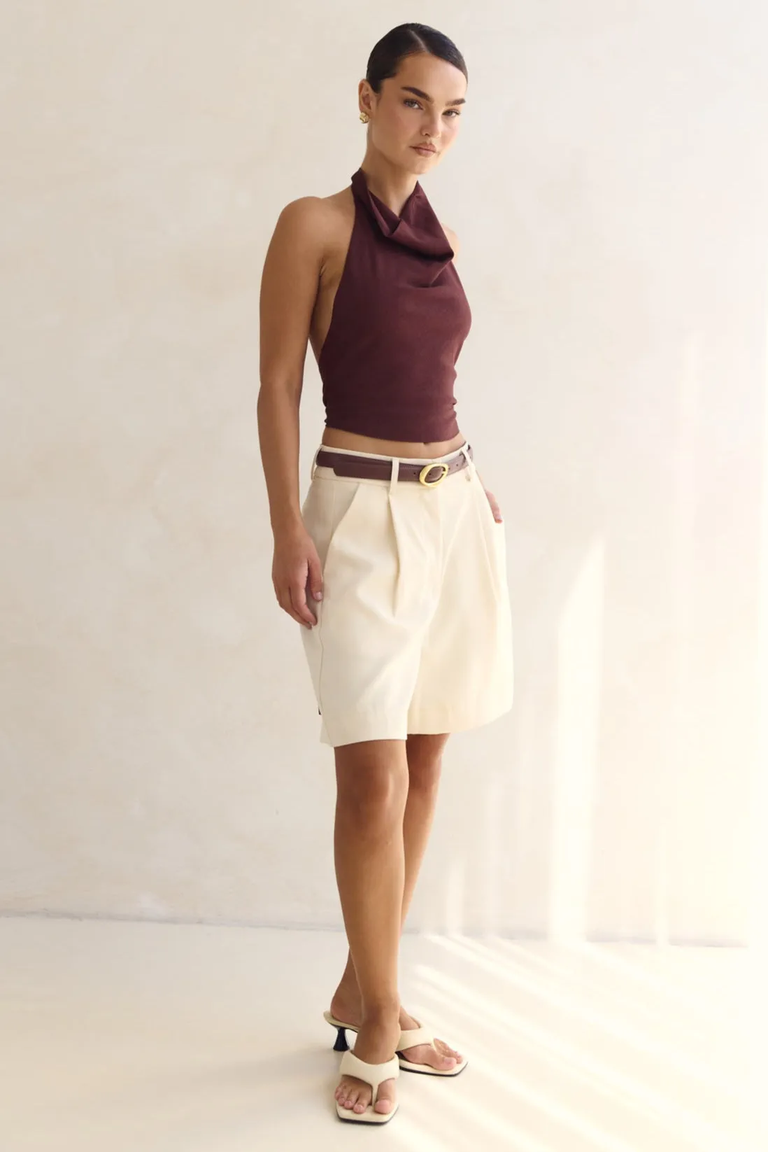 Tess Halter Top (Chestnut) sold by Runway Scout product image thumbnail 4