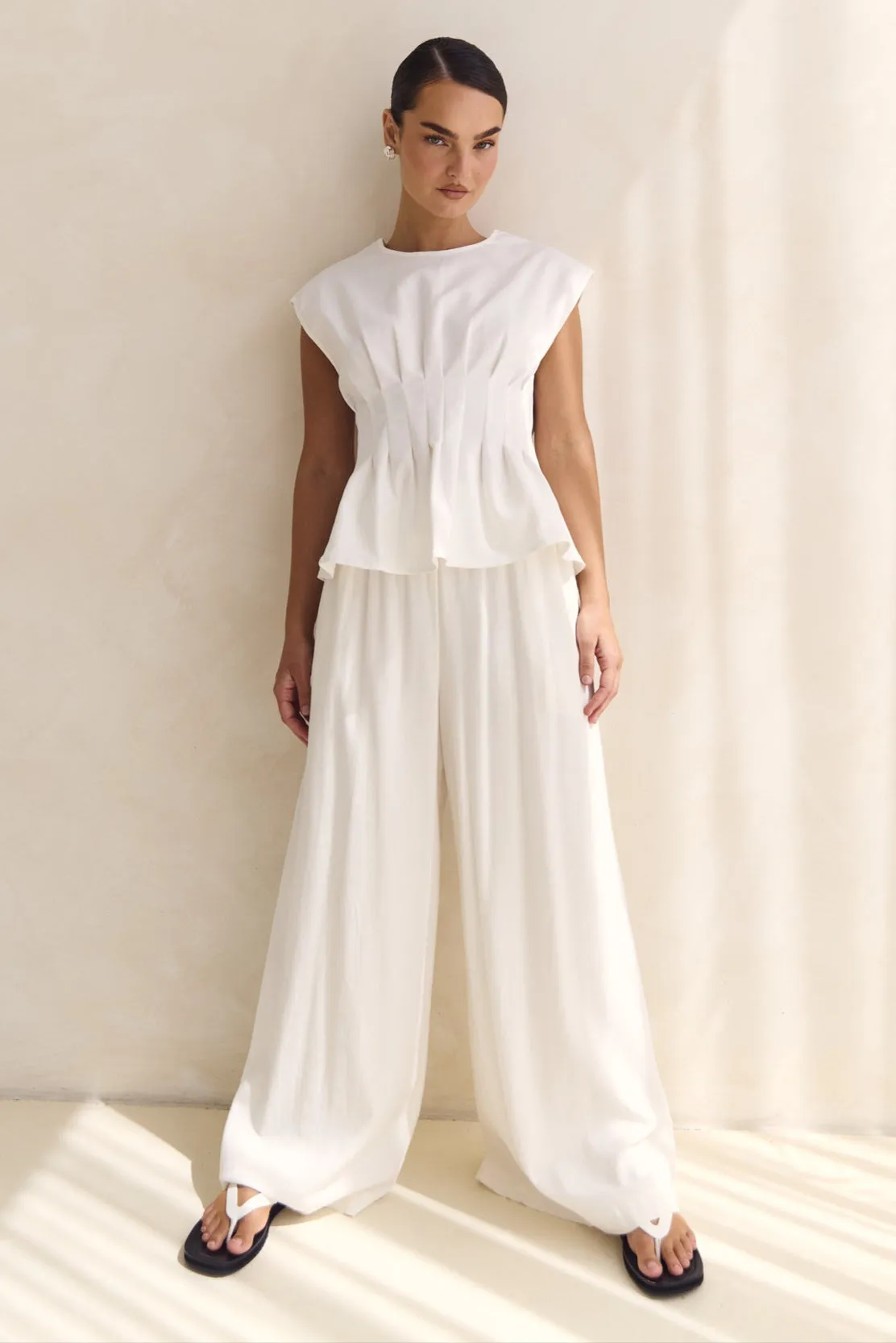 Seraphina Top (White) sold by Runway Scout product image thumbnail 2