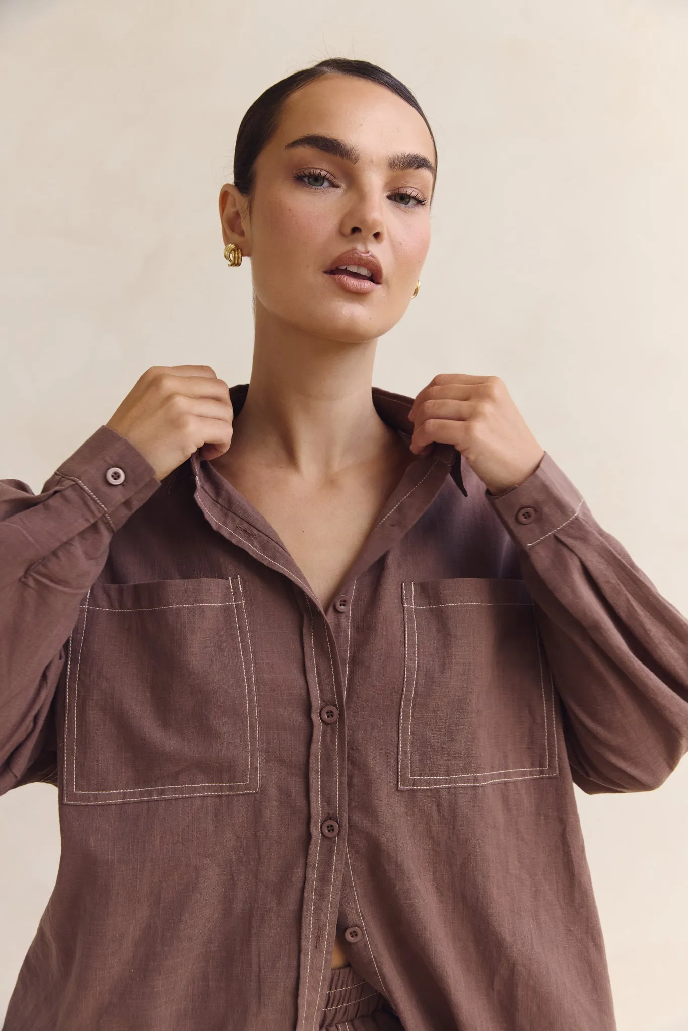 Elena Set (Chocolate) sold by Runway Scout product image thumbnail 5