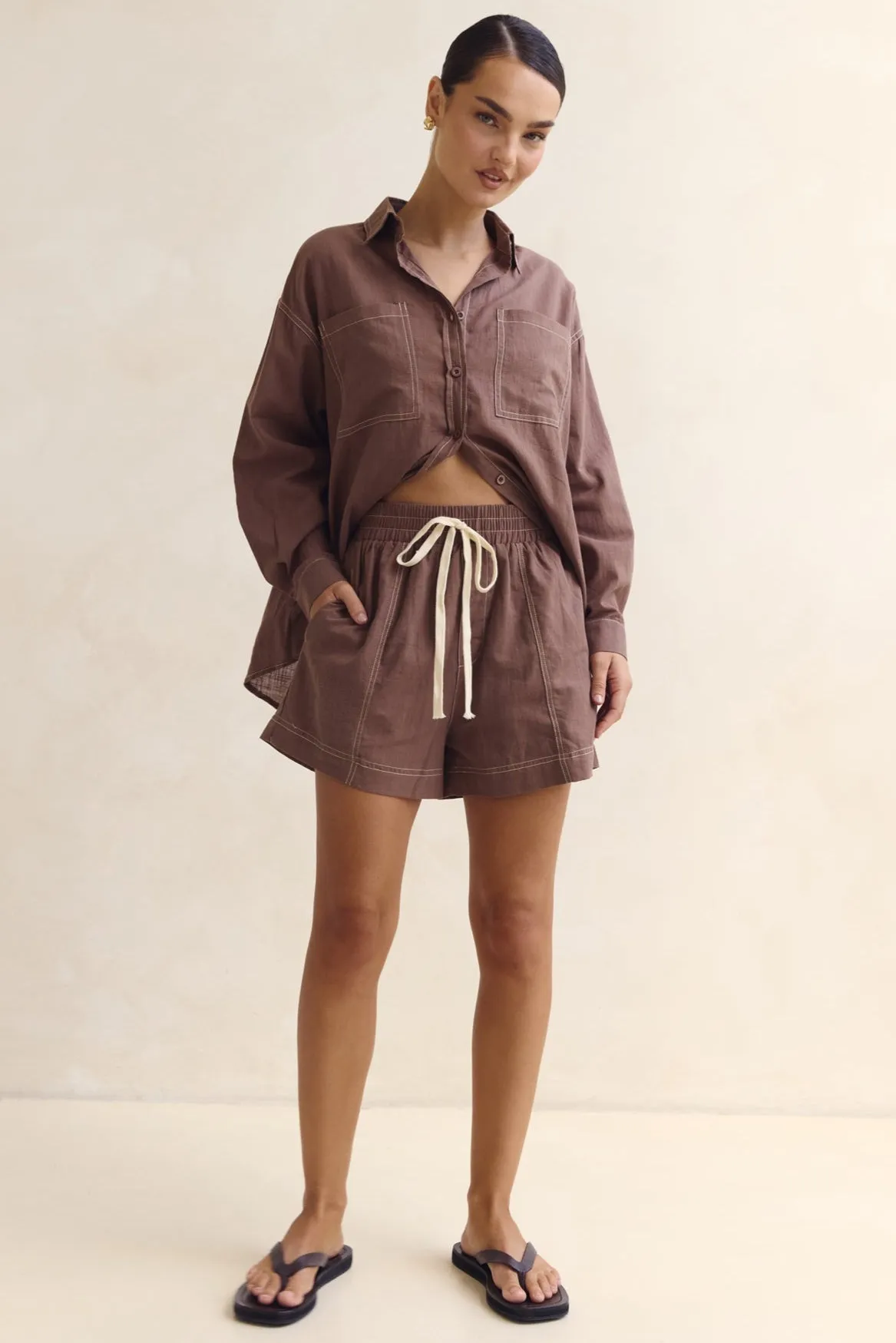 Elena Set (Chocolate) sold by Runway Scout product image thumbnail 4