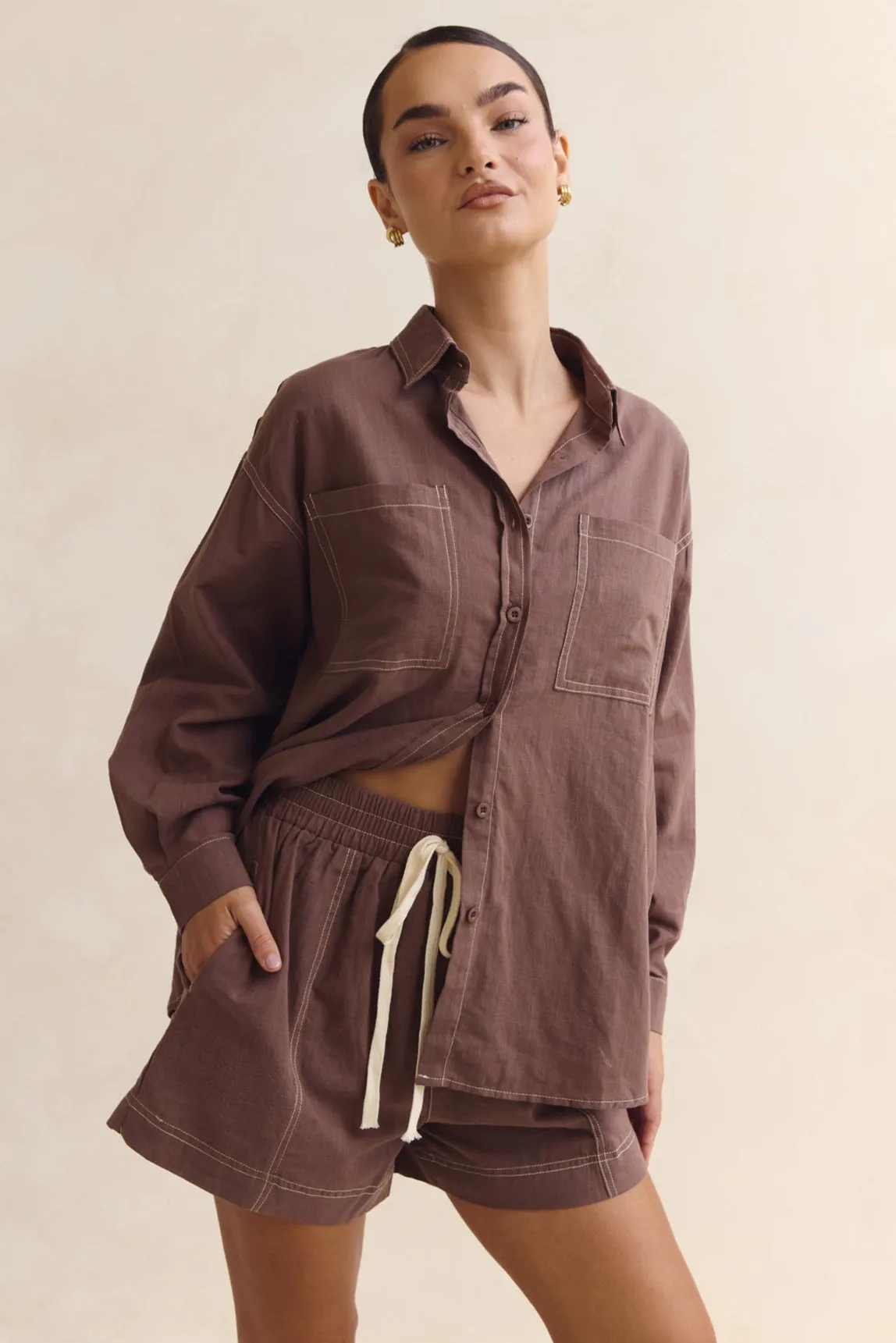 Elena Set (Chocolate) sold by Runway Scout