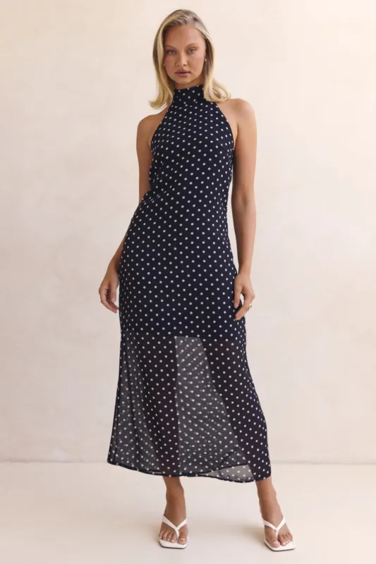 Lucie Midi Dress (Black) sold by Runway Scout