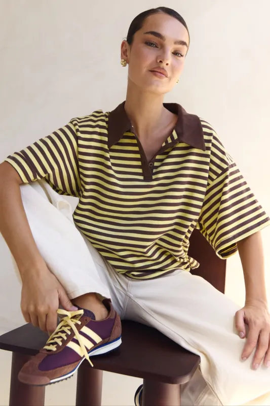 Sawyer Top (Yellow) sold by Runway Scout