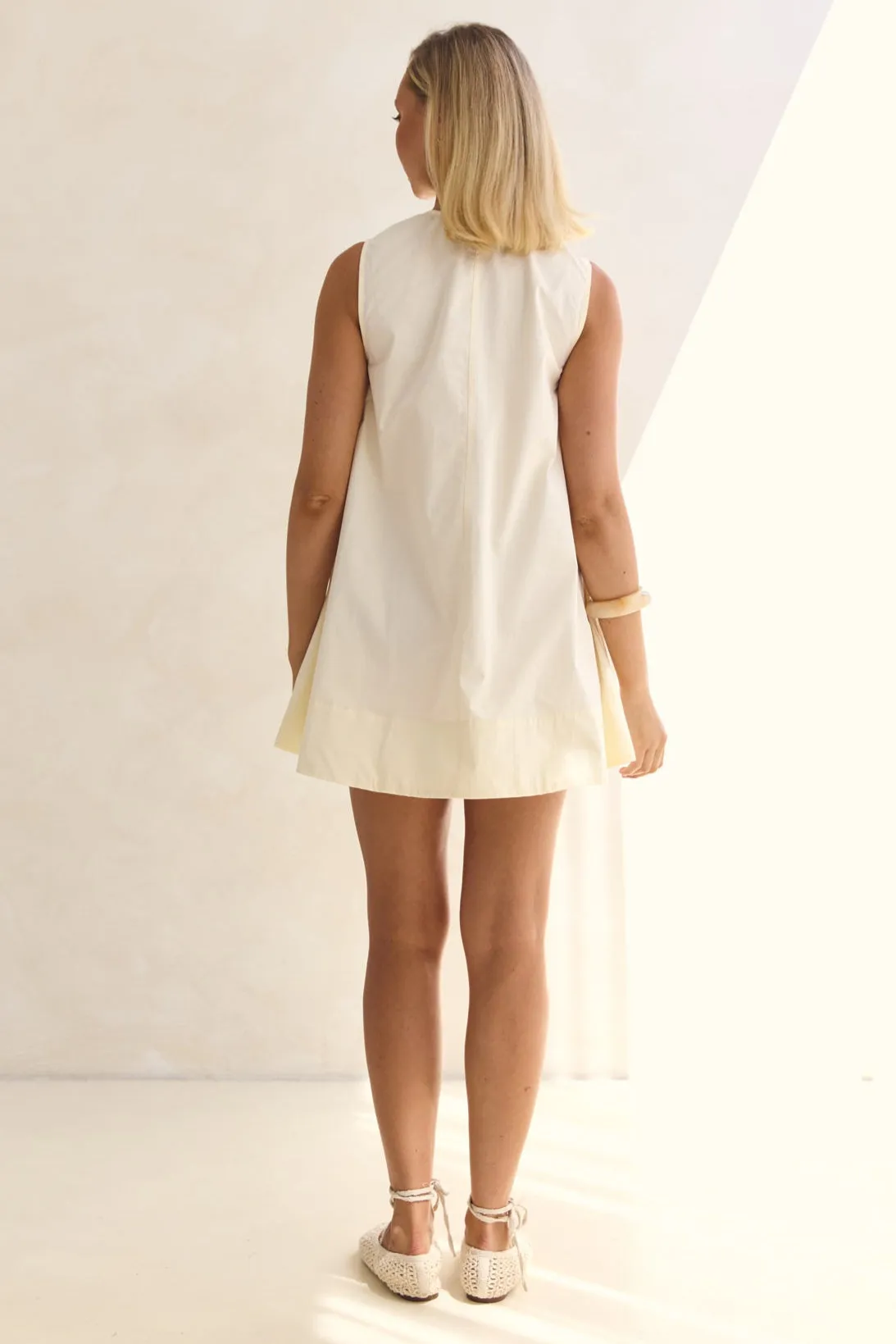 Raelle Mini Dress (Butter) sold by Runway Scout product image thumbnail 5