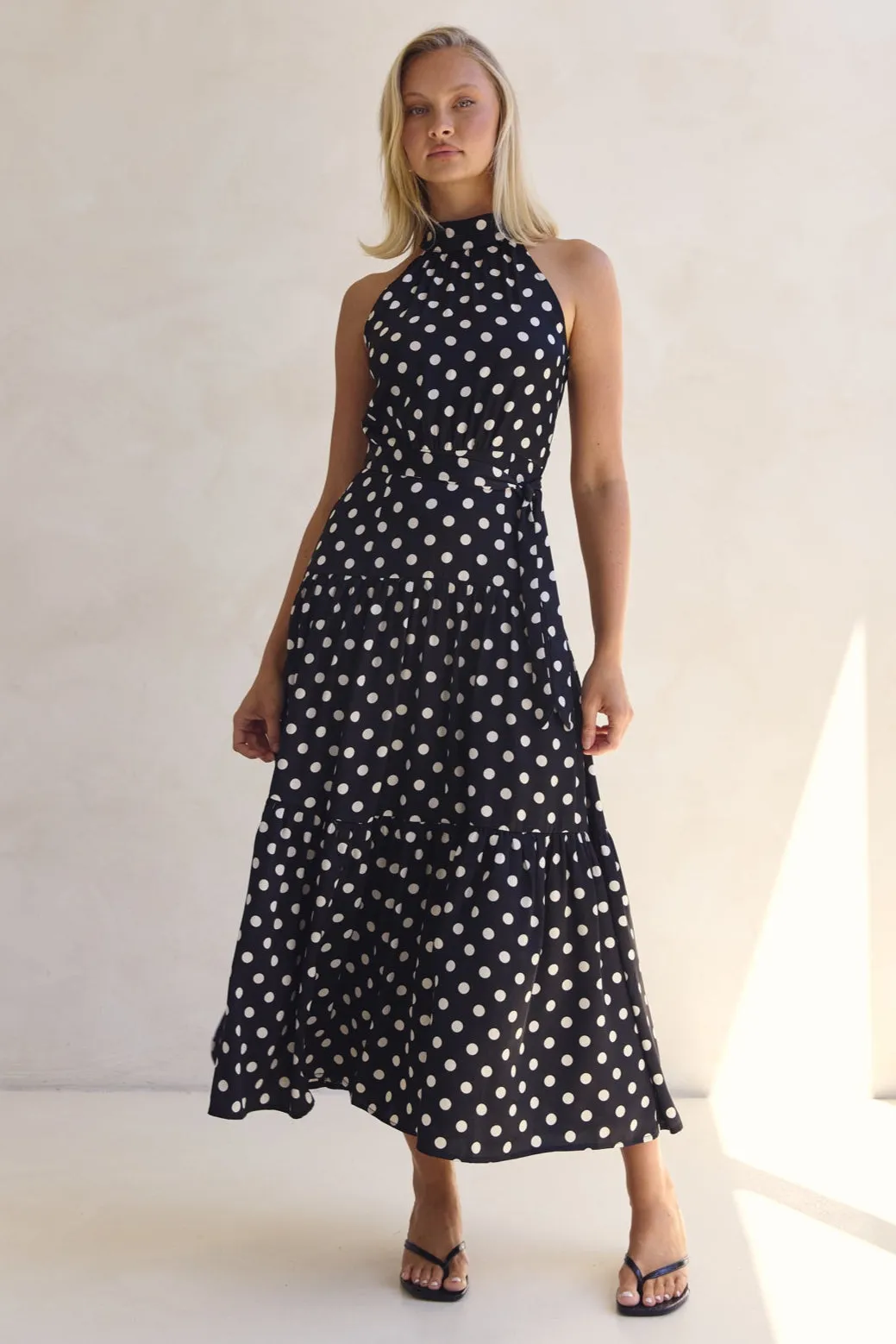 Belle Midi Dress (Black) sold by Runway Scout product image thumbnail 3