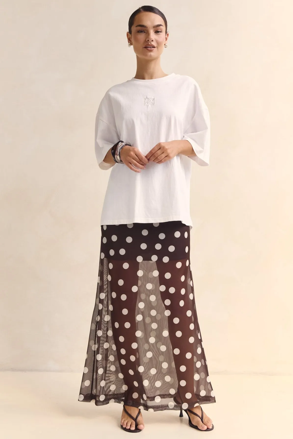 Leni Maxi Skirt (Chocolate) sold by Runway Scout product image thumbnail 2