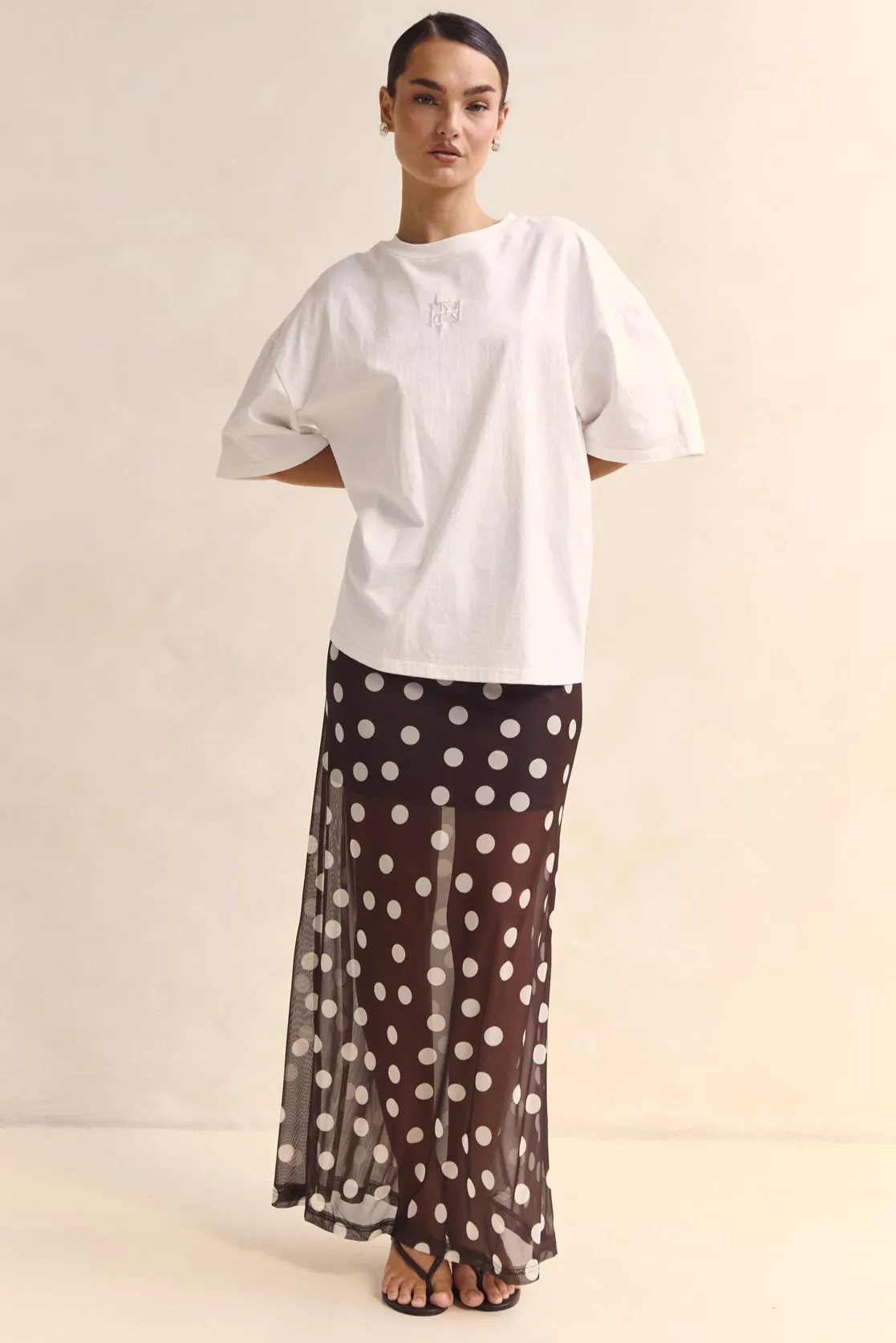Leni Maxi Skirt (Chocolate) sold by Runway Scout product image thumbnail 4