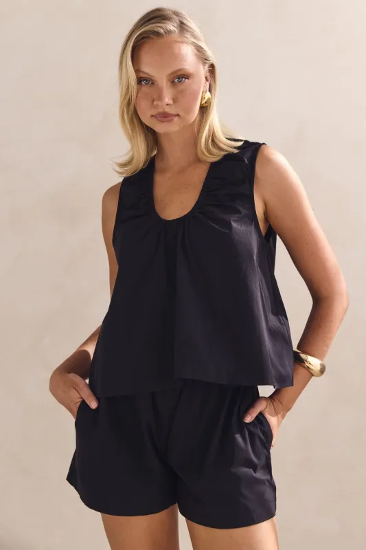 Ella Top (Black) sold by Runway Scout