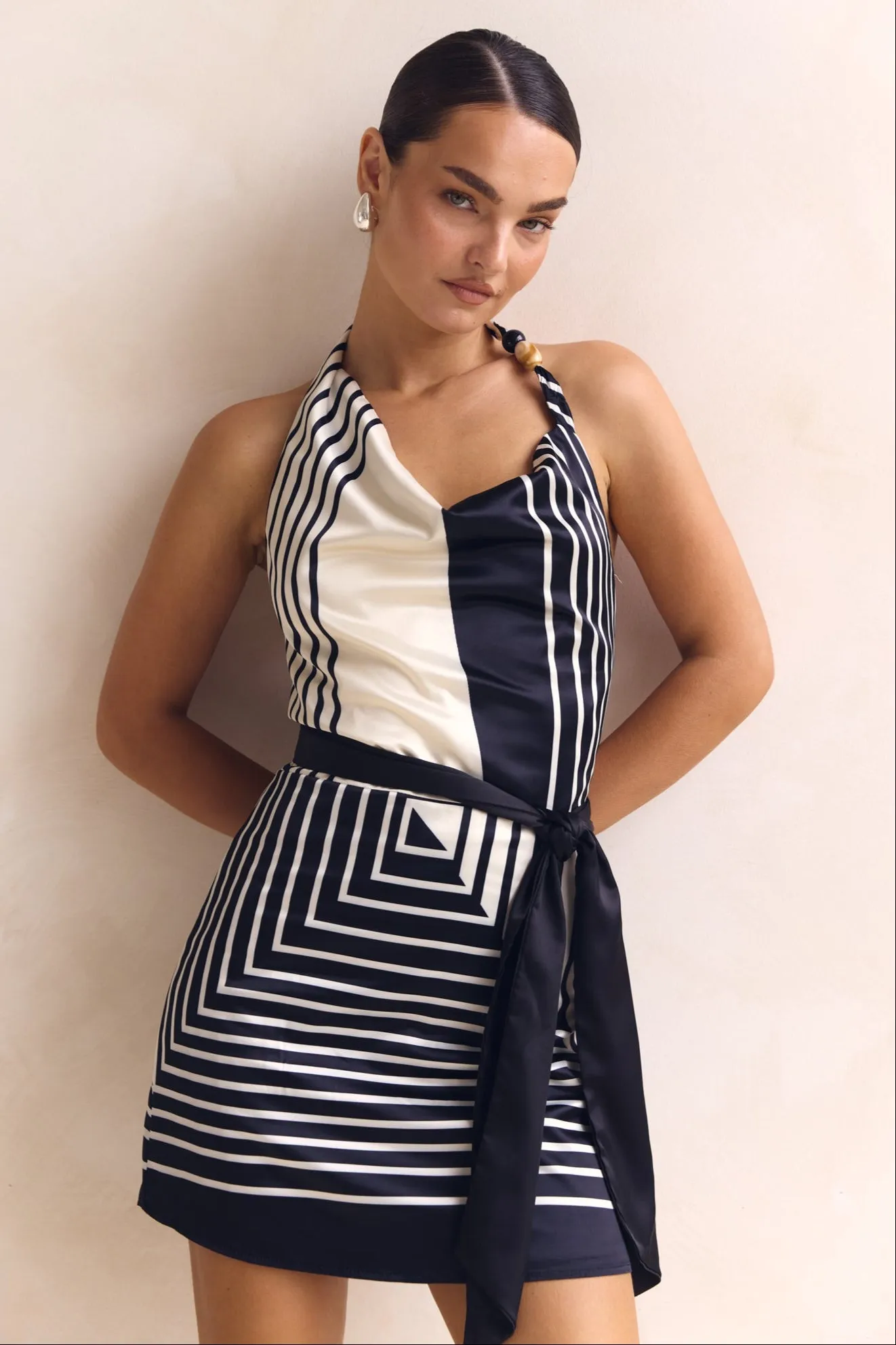 Novi Mini Dress (Black) sold by Runway Scout