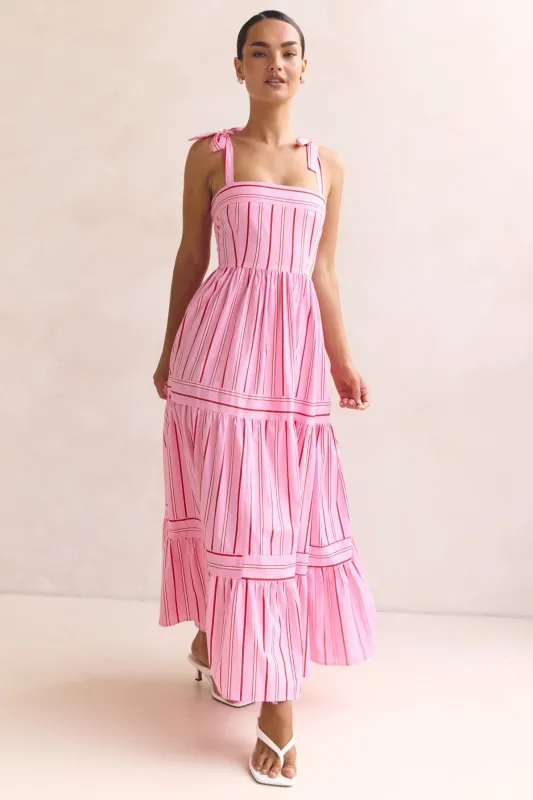 Rowyn Maxi Dress (Pink) sold by Runway Scout