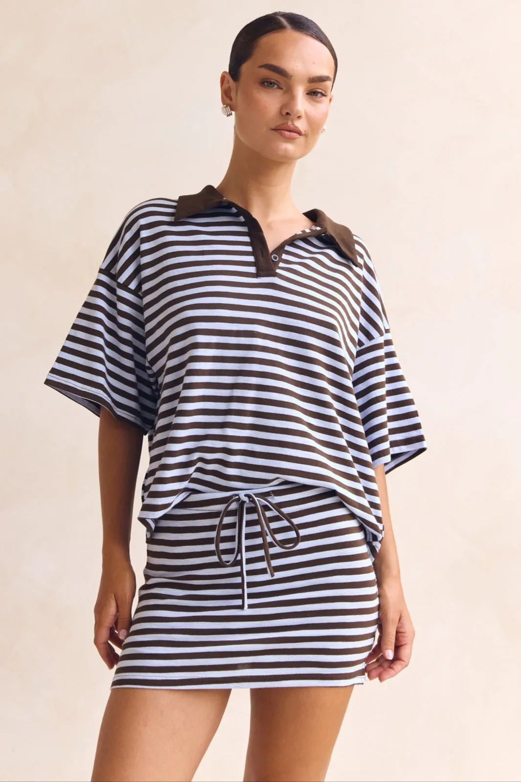 Sawyer Mini Skort (Chocolate) sold by Runway Scout product image thumbnail 5