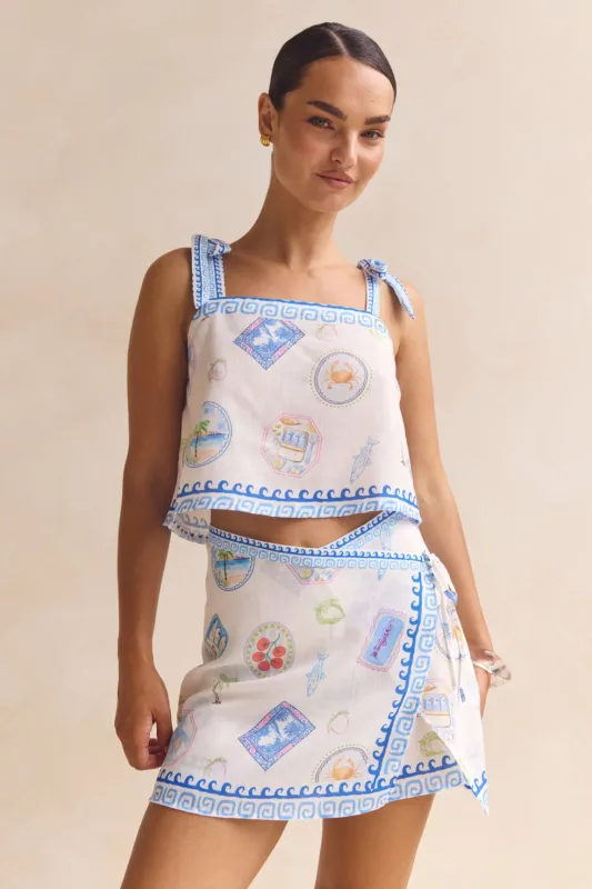 Apollo Top (White) sold by Runway Scout