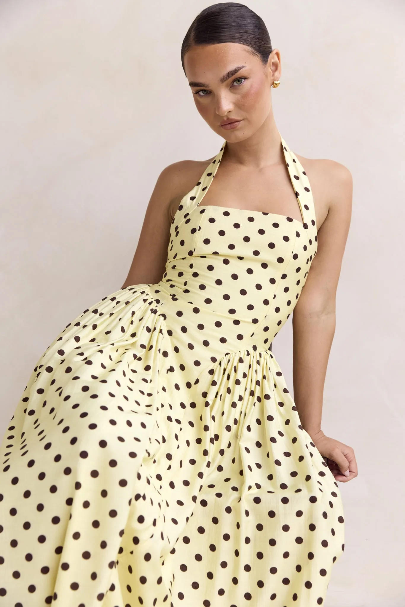 Sammi Maxi Dress (Lemon) sold by Runway Scout product image thumbnail 5