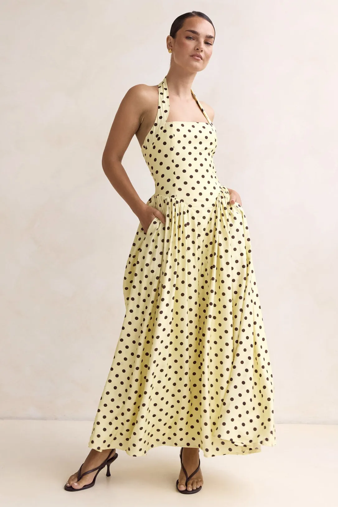 Sammi Maxi Dress (Lemon) sold by Runway Scout product image thumbnail 2