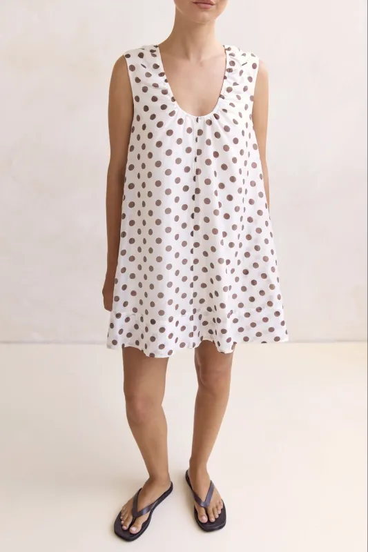 Rowie Mini Dress (White) sold by Runway Scout