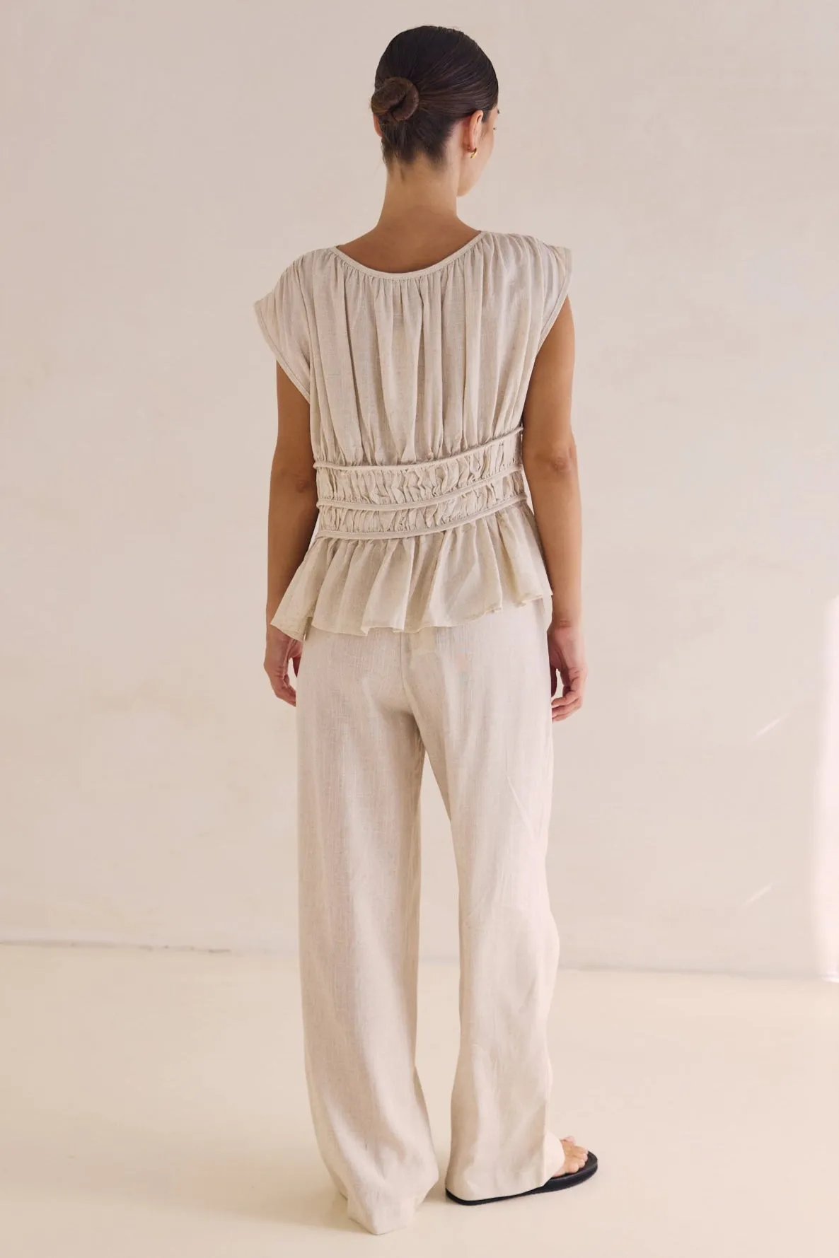 Emilia Pant (Beige) sold by Runway Scout product image thumbnail 4