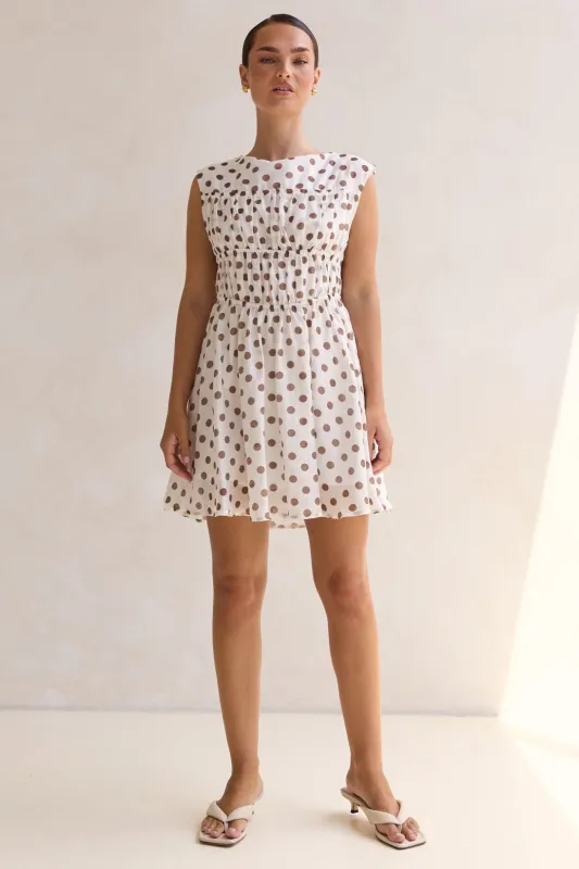 Zara Mini Dress (White) sold by Runway Scout