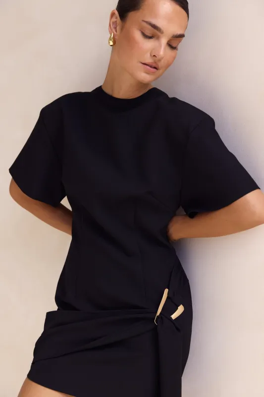 Cassidy Mini Dress (Black) sold by Runway Scout