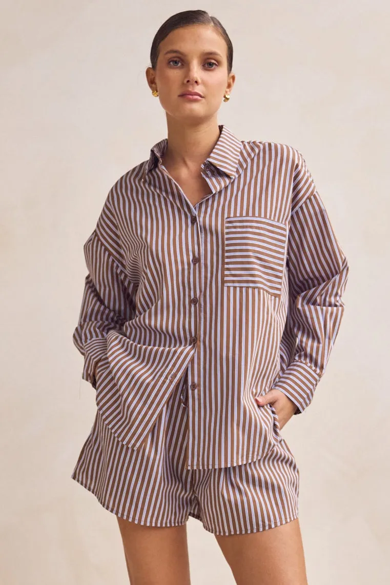 Claire Set (Brown) sold by Runway Scout