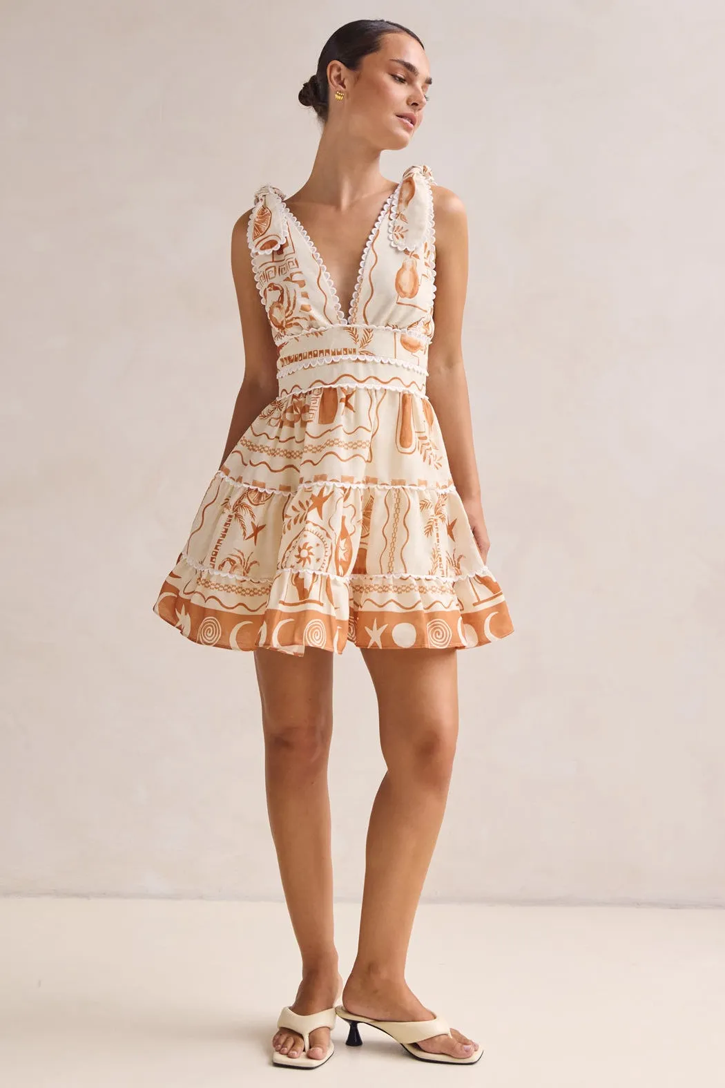 Lindsay Mini Dress (Cream) sold by Runway Scout product image thumbnail 3