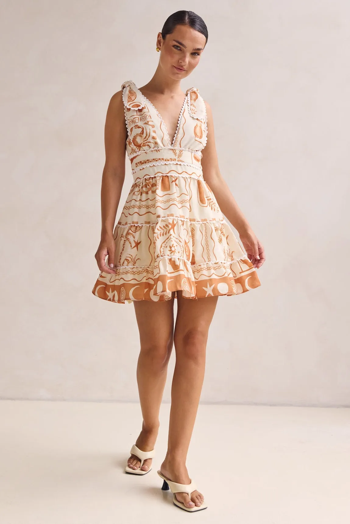 Lindsay Mini Dress (Cream) sold by Runway Scout product image thumbnail 2