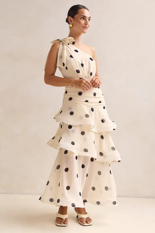 Fleur Maxi Dress (Cream) sold by Runway Scout