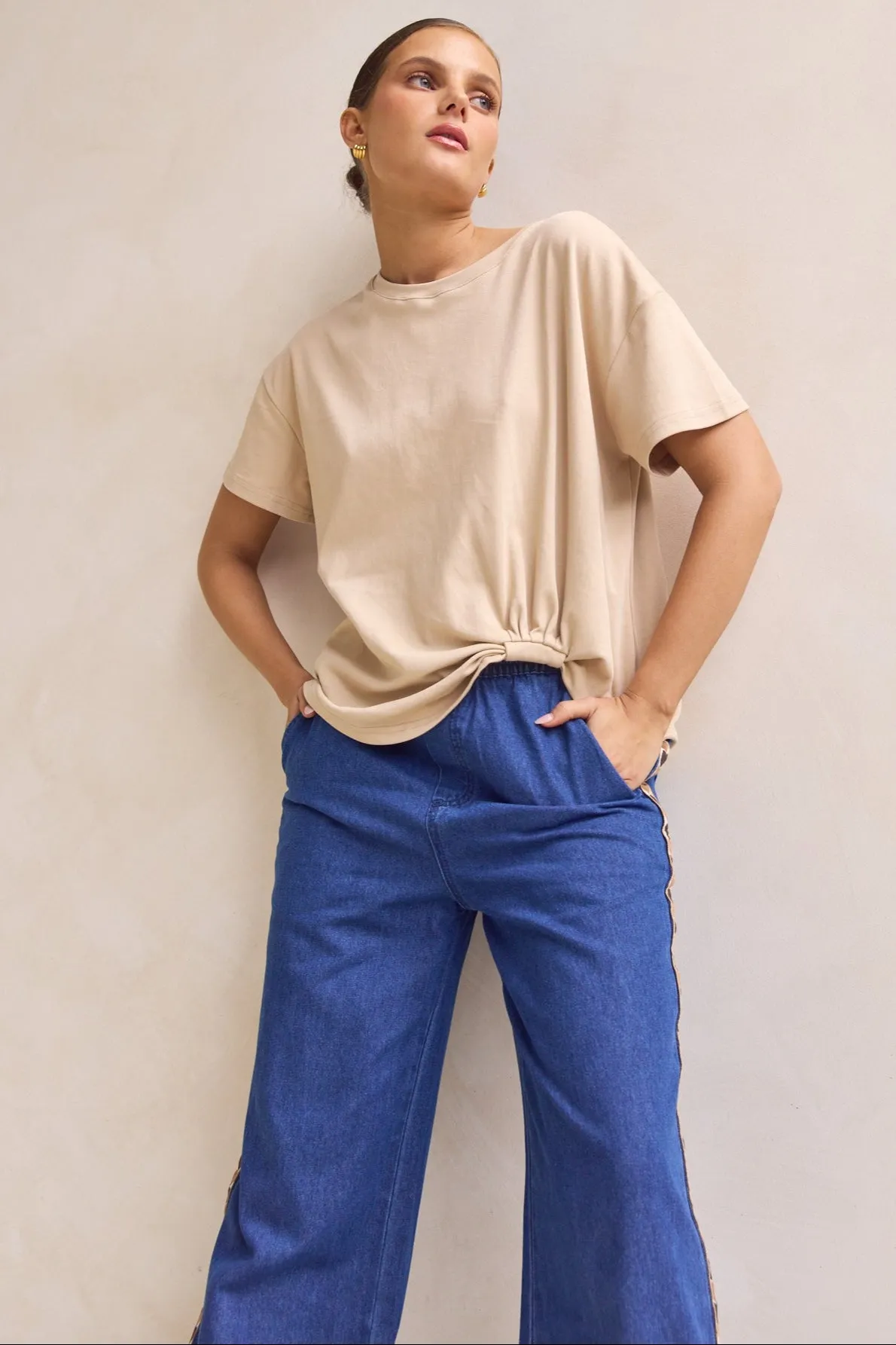Nina Tee (Sand) sold by Runway Scout product image thumbnail 2