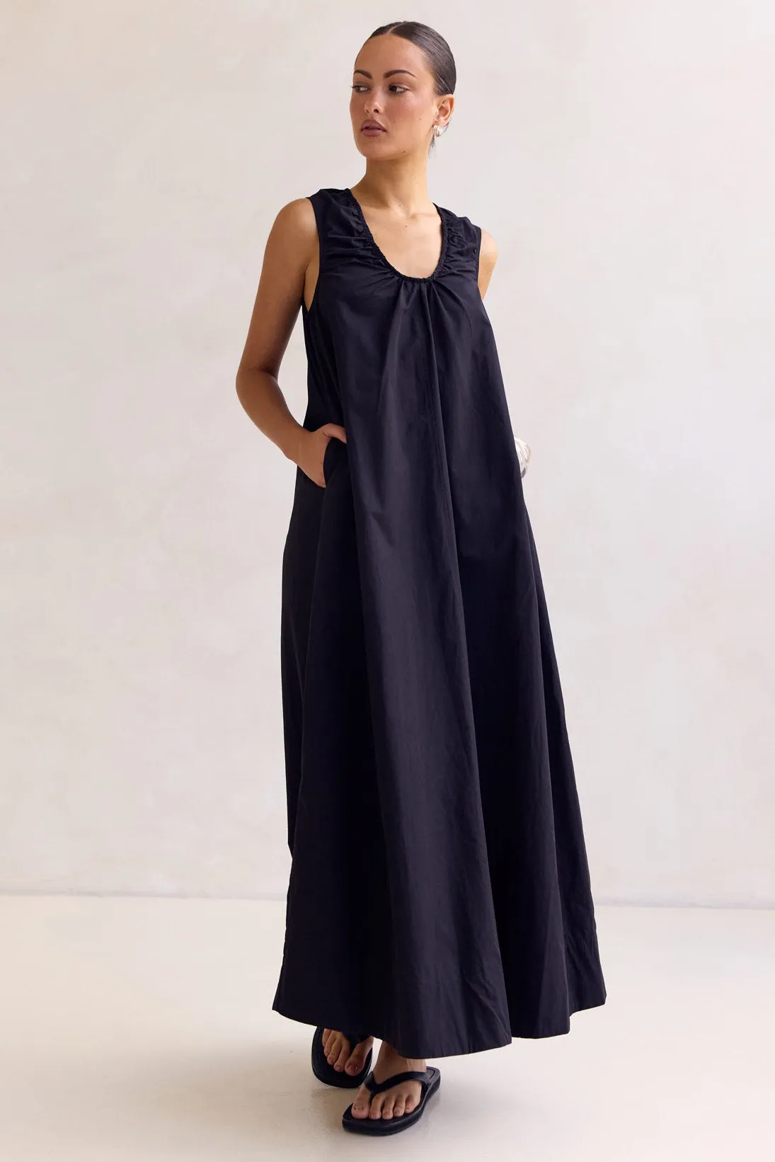 Raelle Maxi Dress (Black) sold by Runway Scout product image thumbnail 5