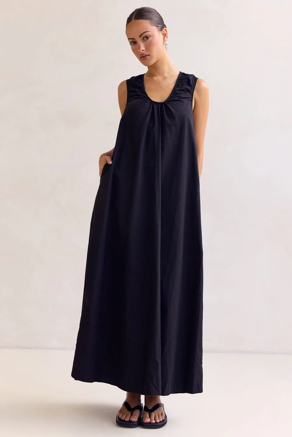 Raelle Maxi Dress (Black) sold by Runway Scout product image thumbnail 3