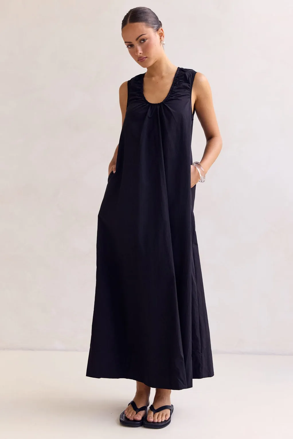 Raelle Maxi Dress (Black) sold by Runway Scout product image thumbnail 4