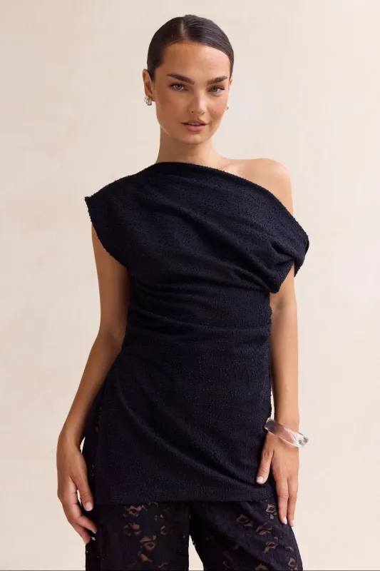 Evryn Top (Black) sold by Runway Scout