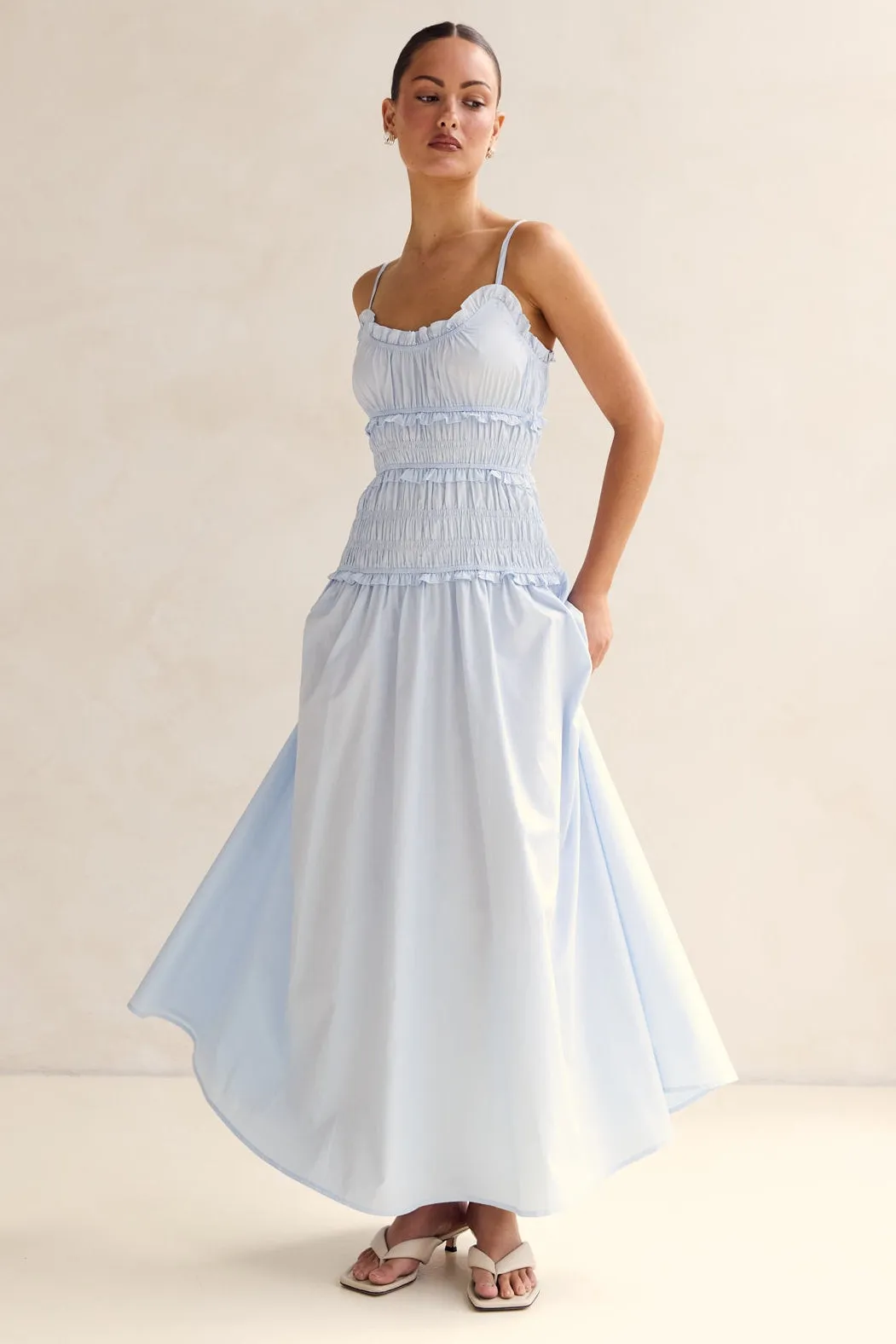 Brooke Maxi Dress (Blue) sold by Runway Scout product image thumbnail 2