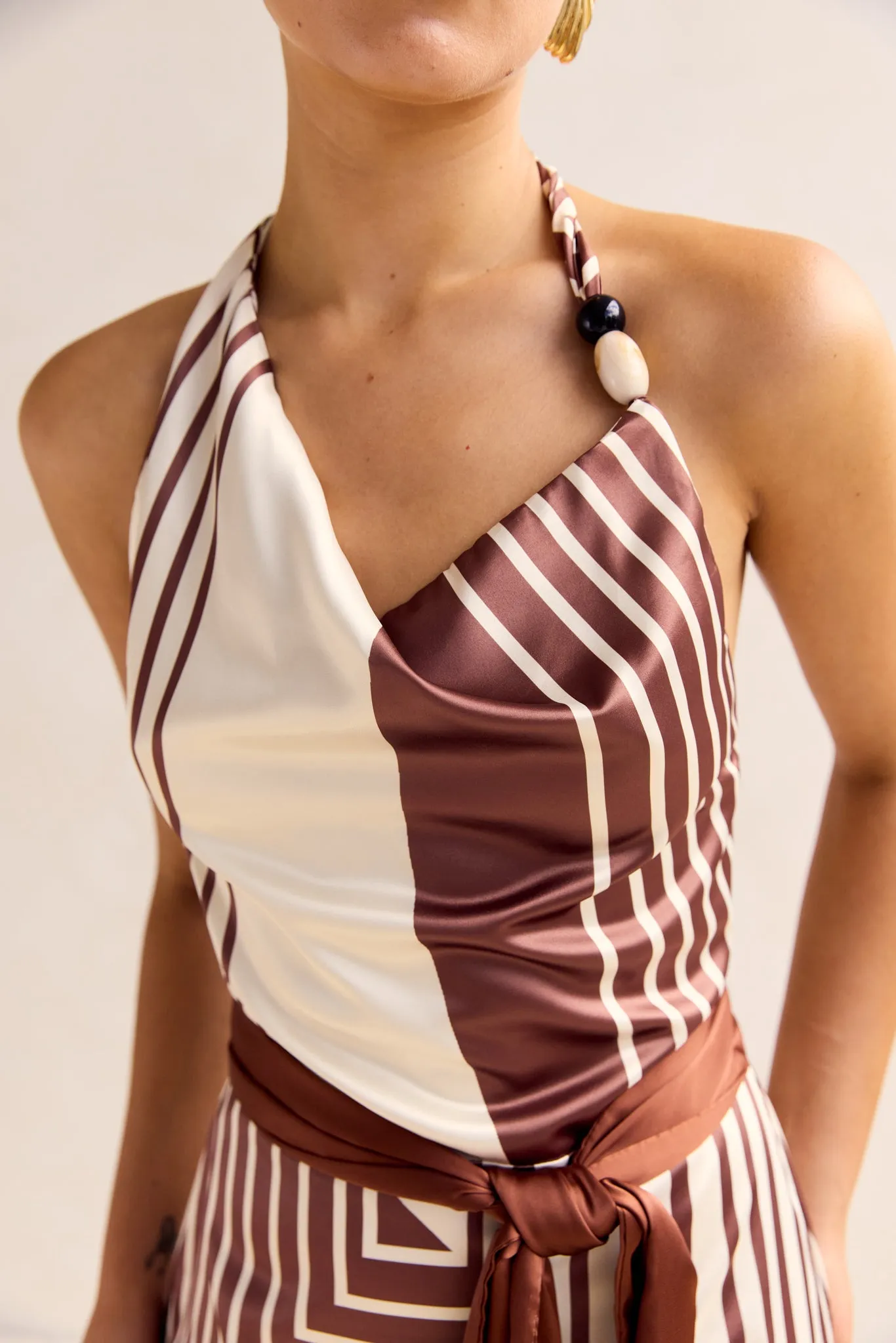 Novi Mini Dress (Chestnut) sold by Runway Scout product image thumbnail 3