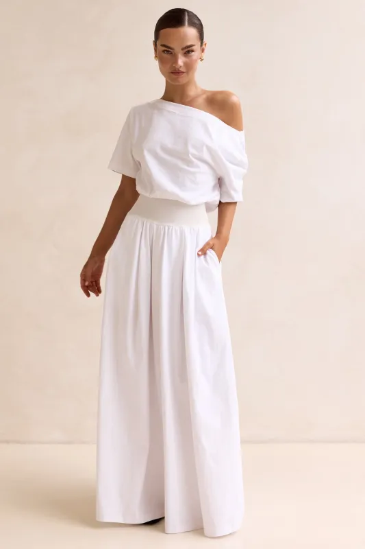 Kleo Maxi Dress (White) sold by Runway Scout