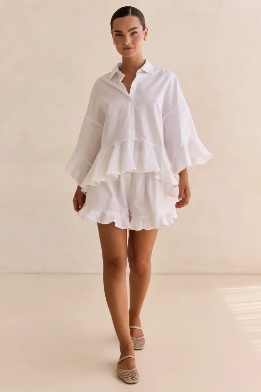 Eilish Short (White) sold by Runway Scout