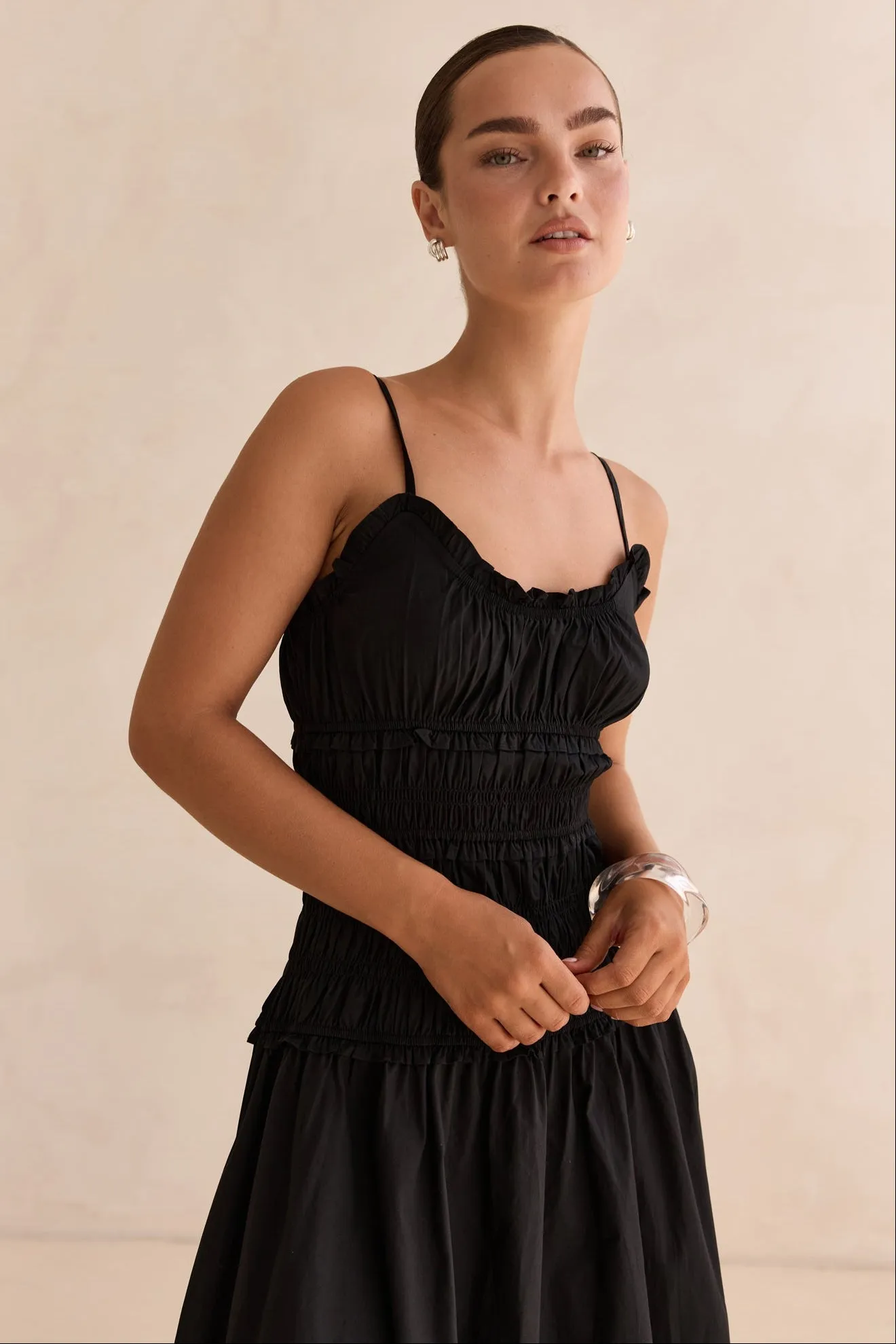 Brooke Maxi Dress (Black) sold by Runway Scout product image thumbnail 2