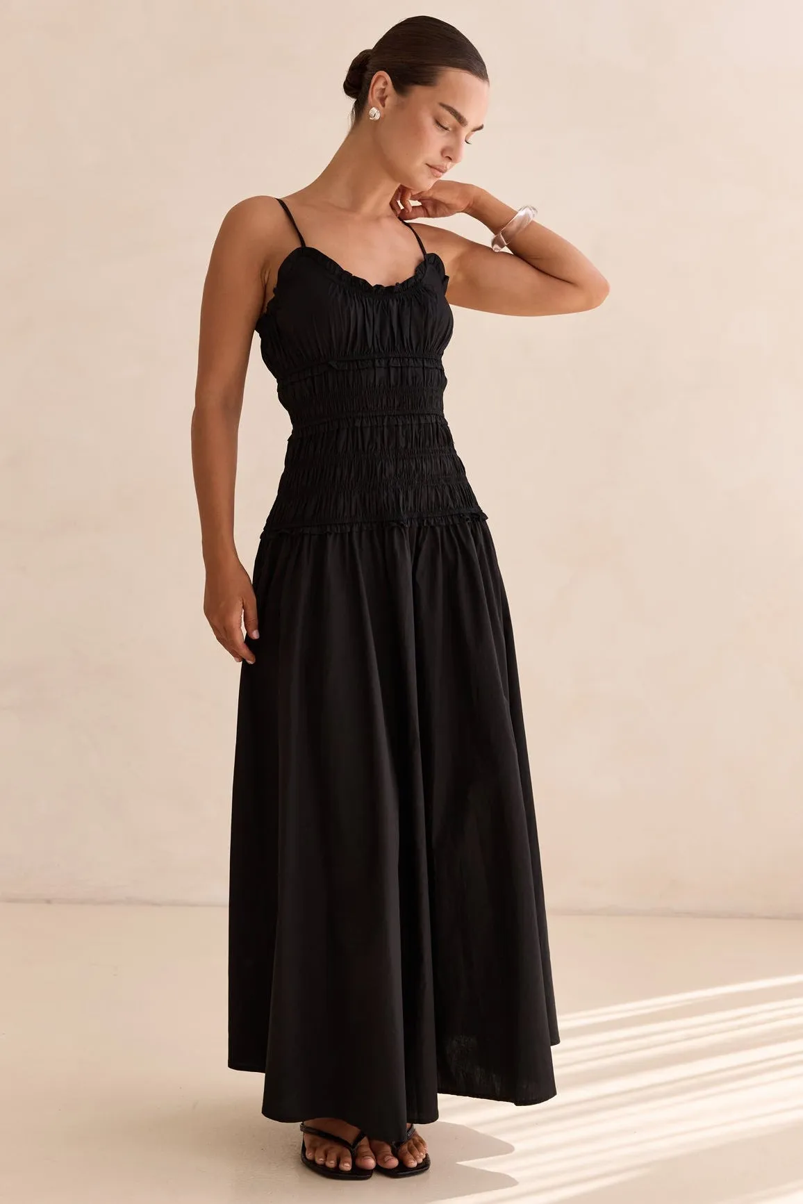 Brooke Maxi Dress (Black) sold by Runway Scout product image thumbnail 4