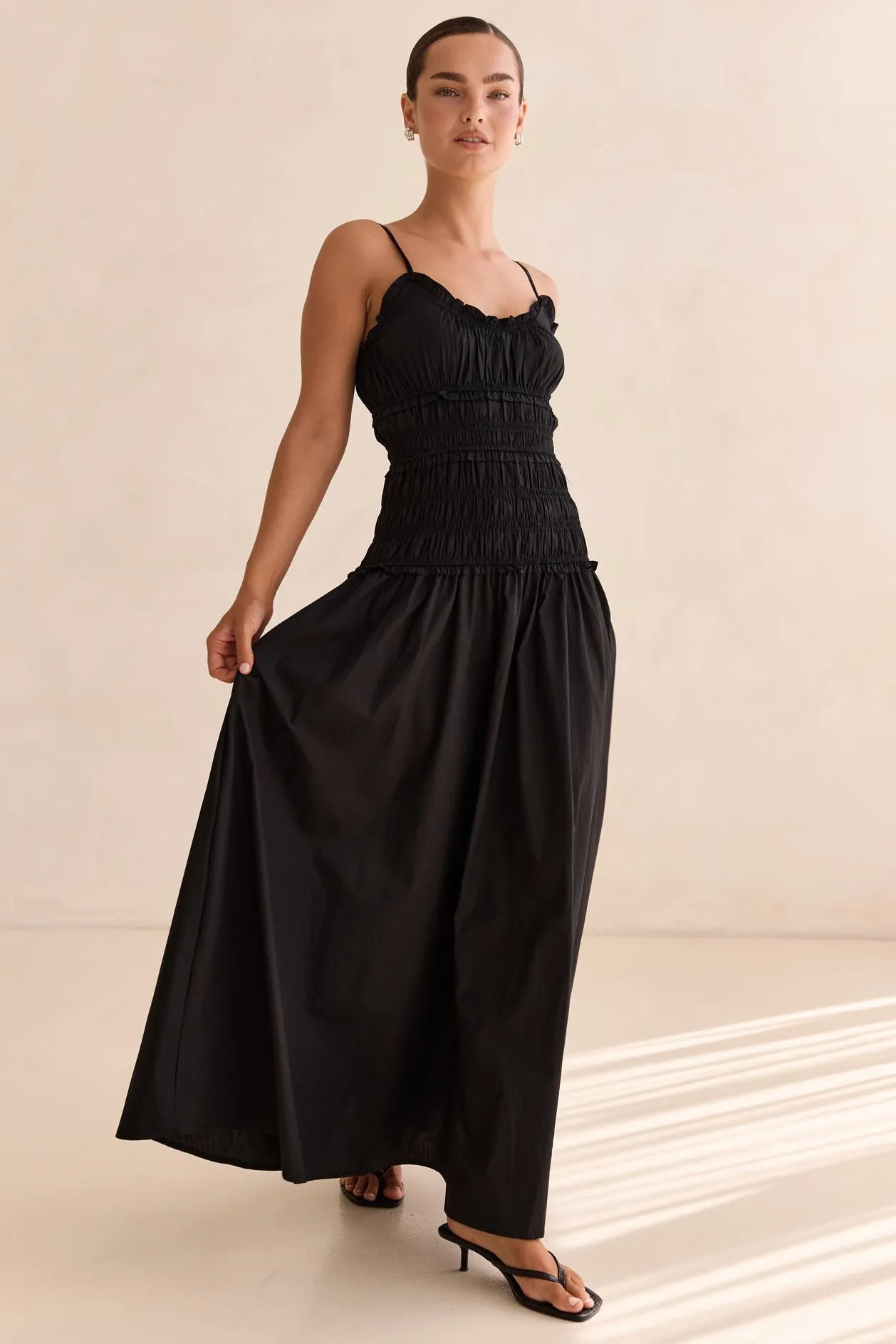 Brooke Maxi Dress (Black) sold by Runway Scout product image thumbnail 5