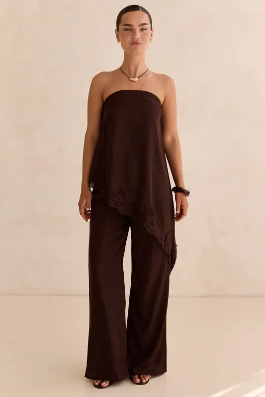 Yana Set (Chocolate) sold by Runway Scout