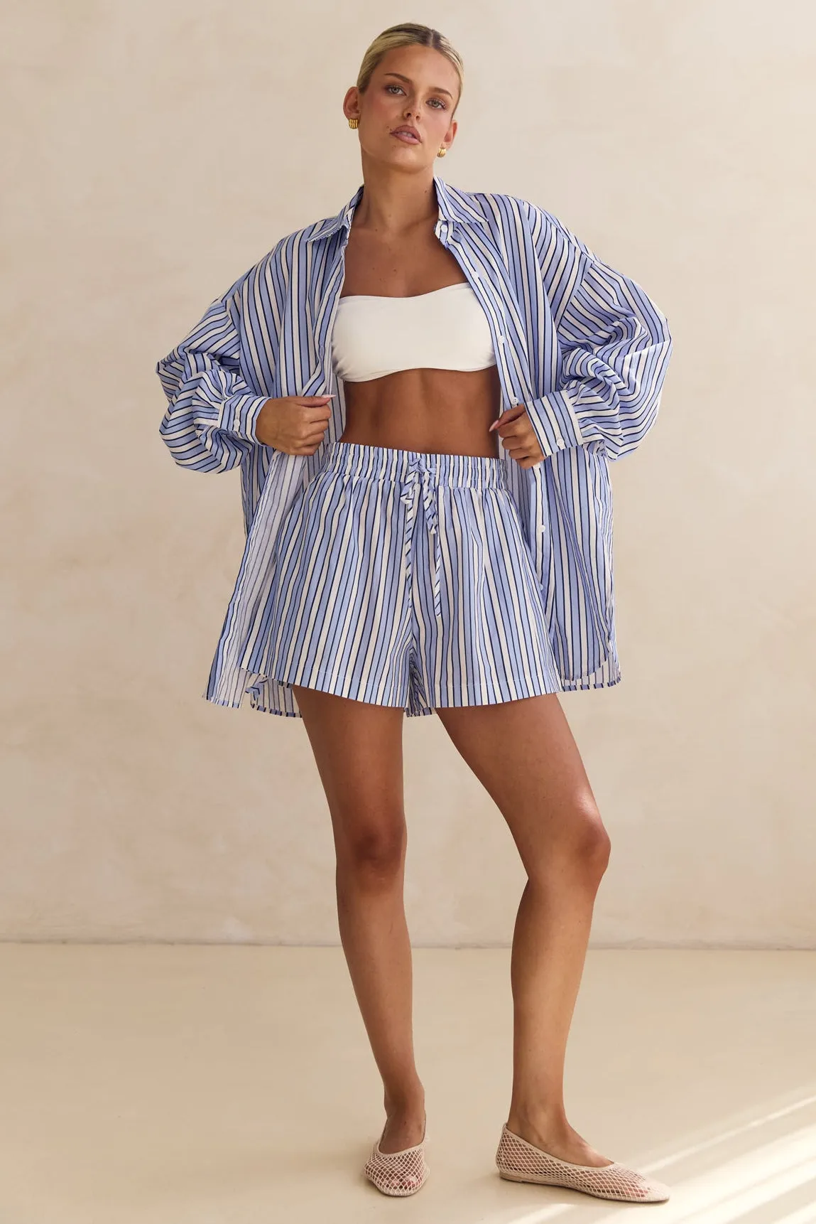 Priscilla Shorts (Blue) sold by Runway Scout product image thumbnail 2