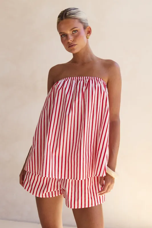 Gabrielle Set (Red) sold by Runway Scout