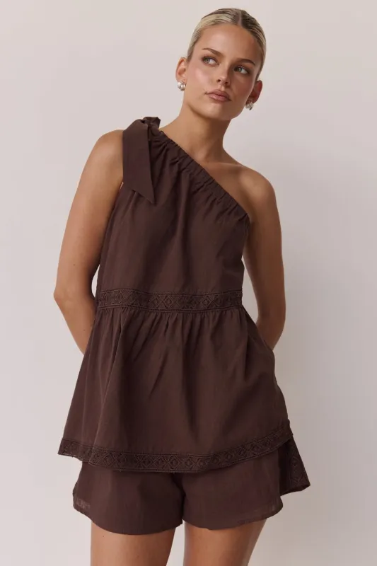 Sabina Set (Chocolate) sold by Runway Scout