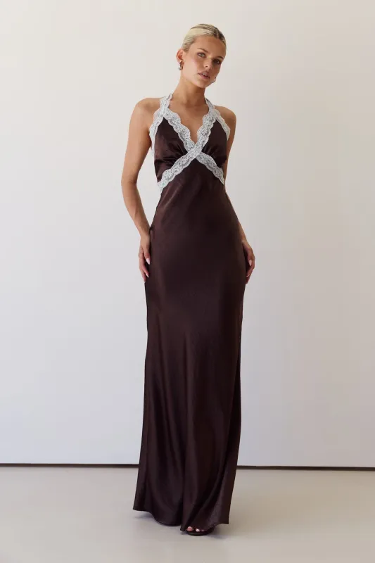 Tonya Maxi Dress (Chocolate) made by Sndys