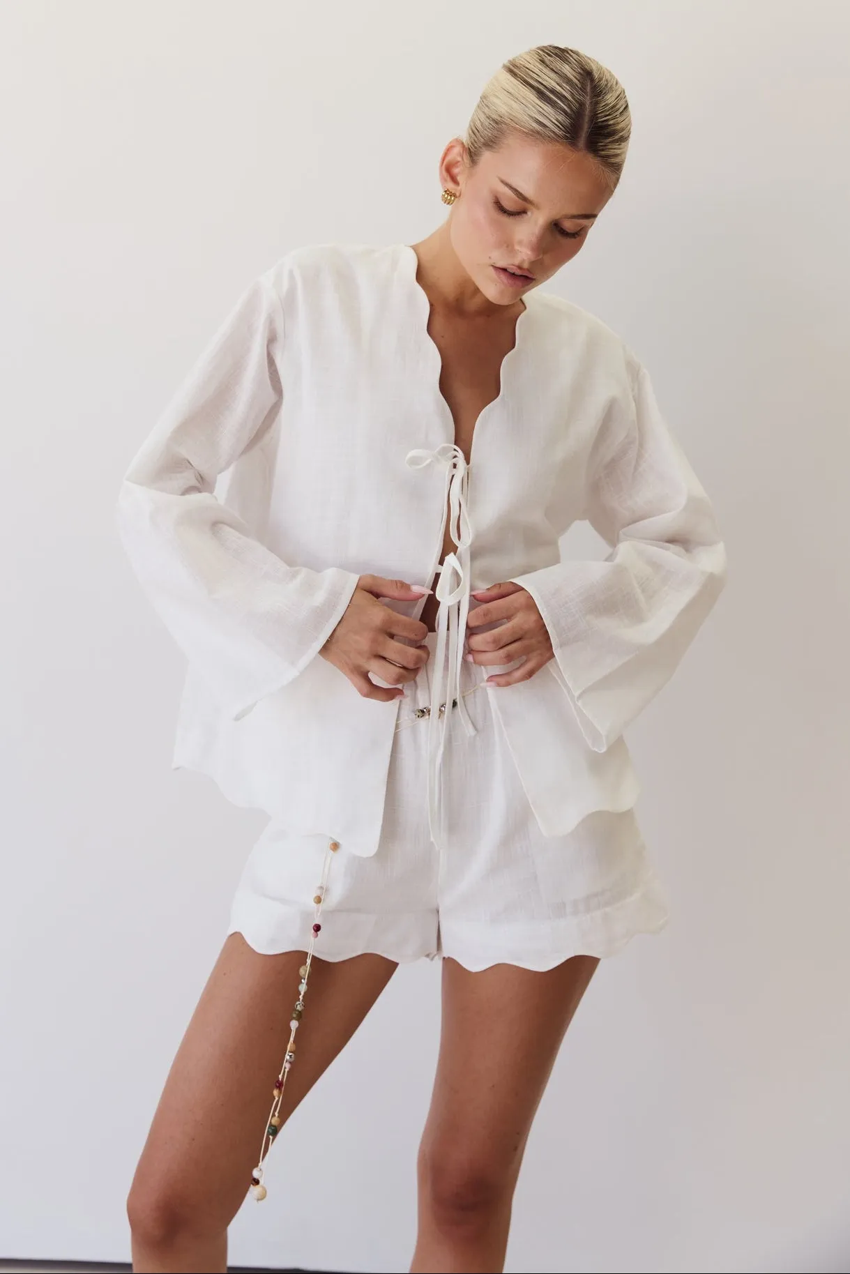 Bridie Set (White) sold by Runway Scout product image thumbnail 4