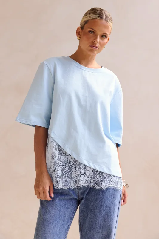 Ryker Top (Blue) sold by Runway Scout