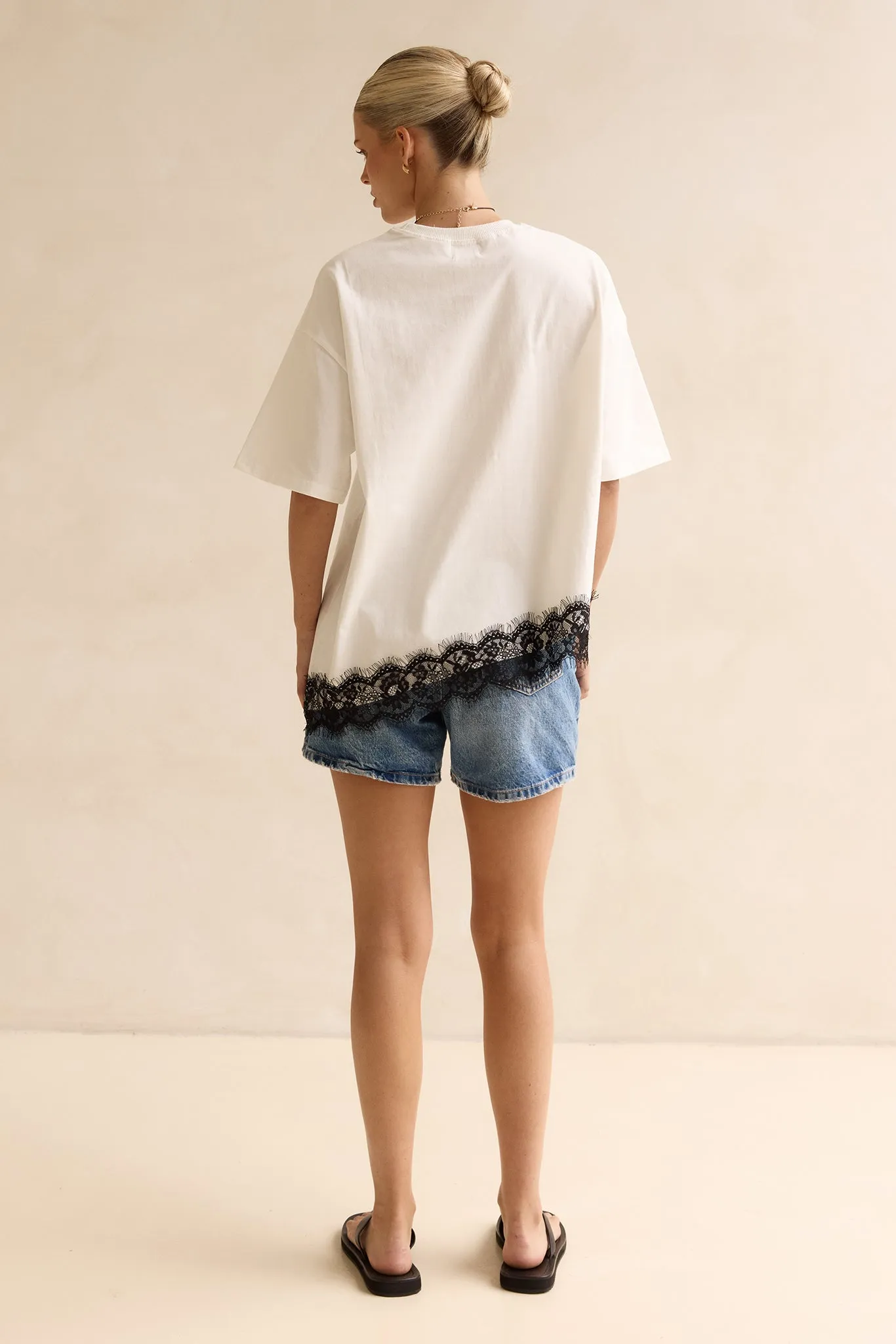 Nora Tee (White/Black) sold by Runway Scout product image thumbnail 5