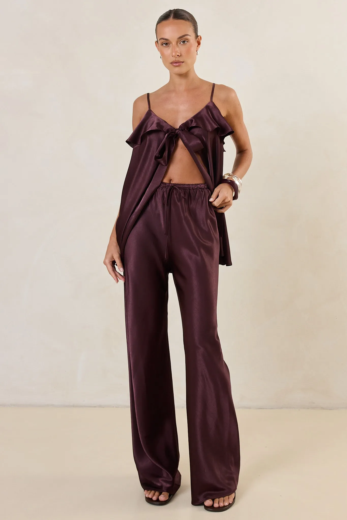 Ines Pant (Wine) sold by Runway Scout product image thumbnail 2