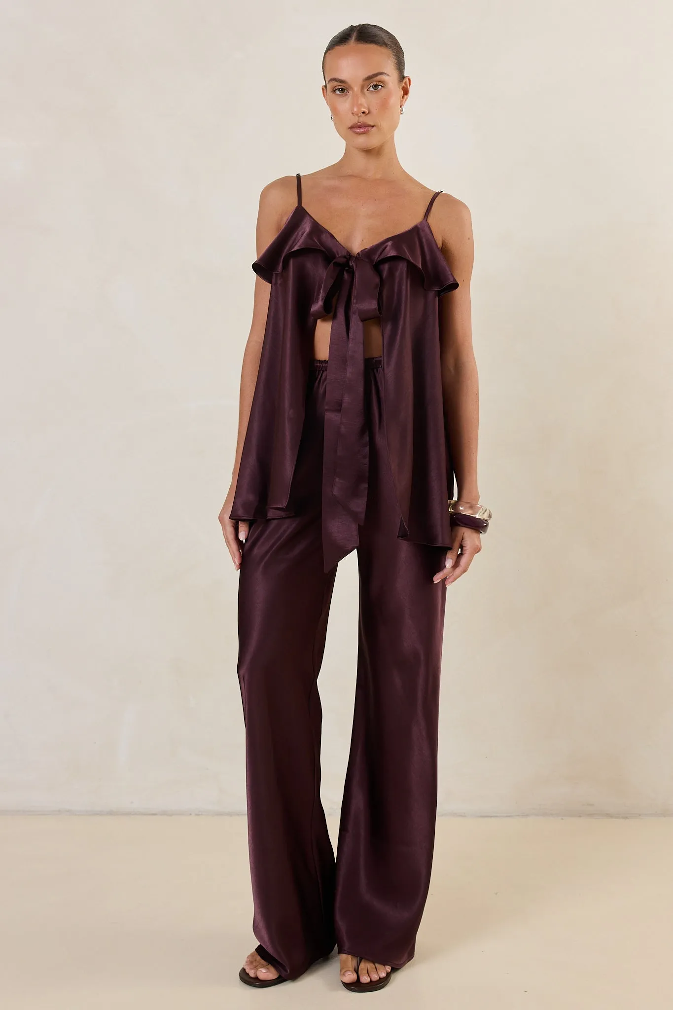 Ines Top (Wine) sold by Runway Scout product image thumbnail 2