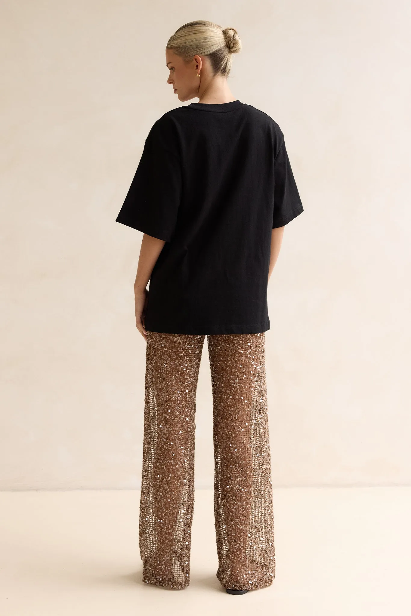Edela Sequin Pant (Chocolate) sold by Runway Scout product image thumbnail 5